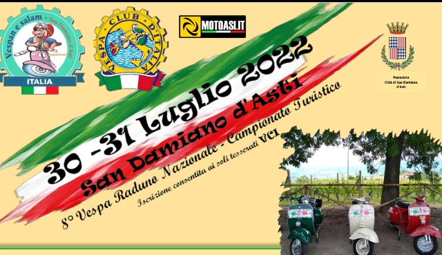 San Damiano d'Asti | 8° Vespa Raduno Nazionale - Campionato Turistico