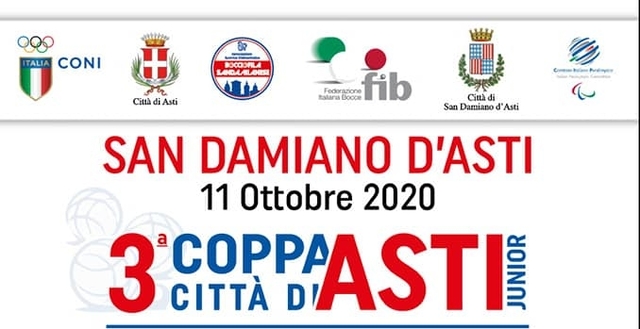 San Damiano d'Asti | Coppa Città di Asti Junior - edizione 2020