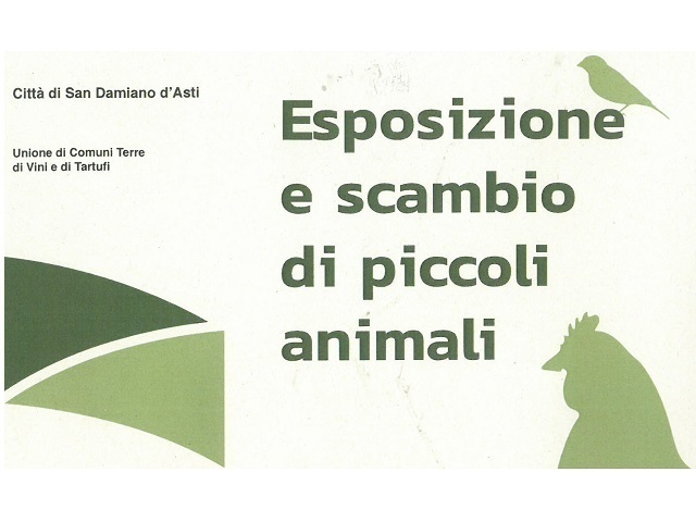 San Damiano d'Asti | Settembre Sandamianese 2021: "Mostra mercato dei piccoli animali"